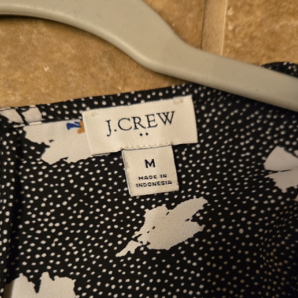 J. Crew Black and White Patterned Top - Picture 2 of 6